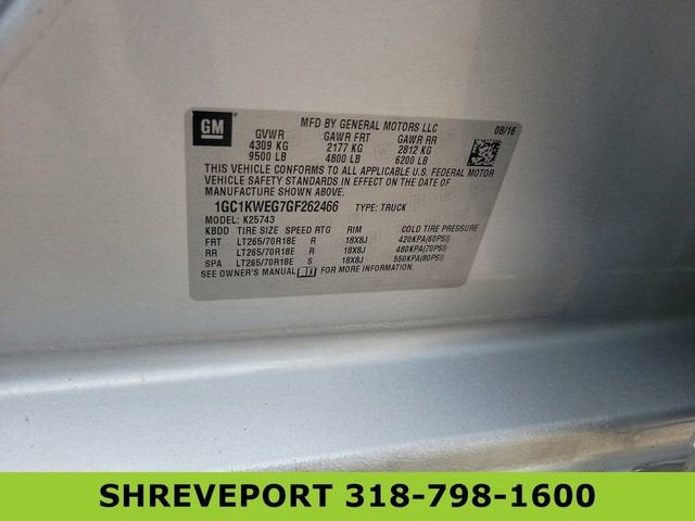 2016 Chevrolet Silverado 2500 HD LTZ