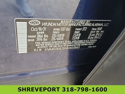 2022 Hyundai Santa Fe SEL